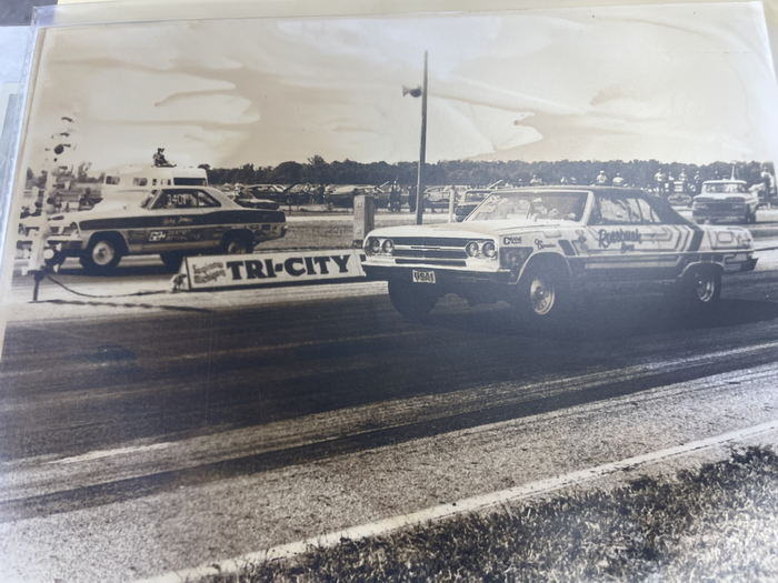 Tri-City Dragway - Vintage Photo From Jakob T Brill - John Pitts - Ed Quick (newer photo)